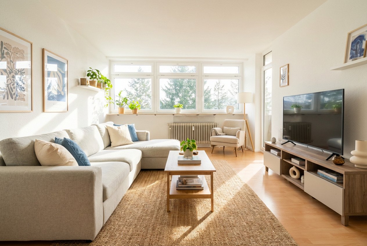 Schicke Wohnung mit großer Gartenterrasse