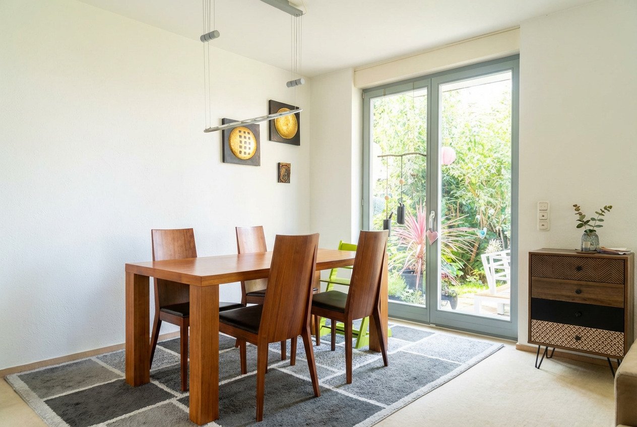 Erdgeschosswohnung mit Garten im Architektenhaus