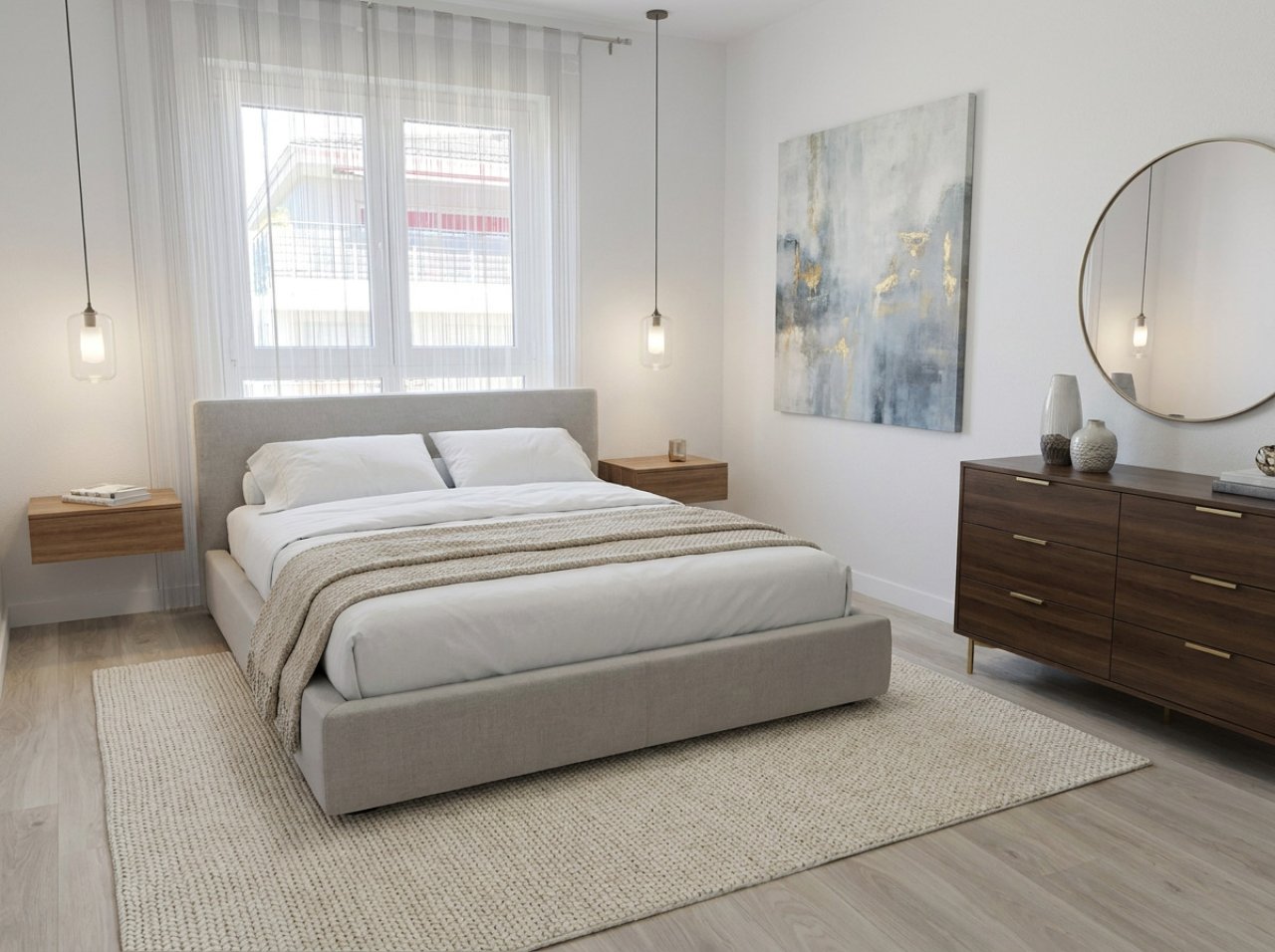 Blumenauer (c) - Schlafzimmer (KI bearbeitet) Blumenauer (c) - Schlafzimmer (KI bearbeitet)